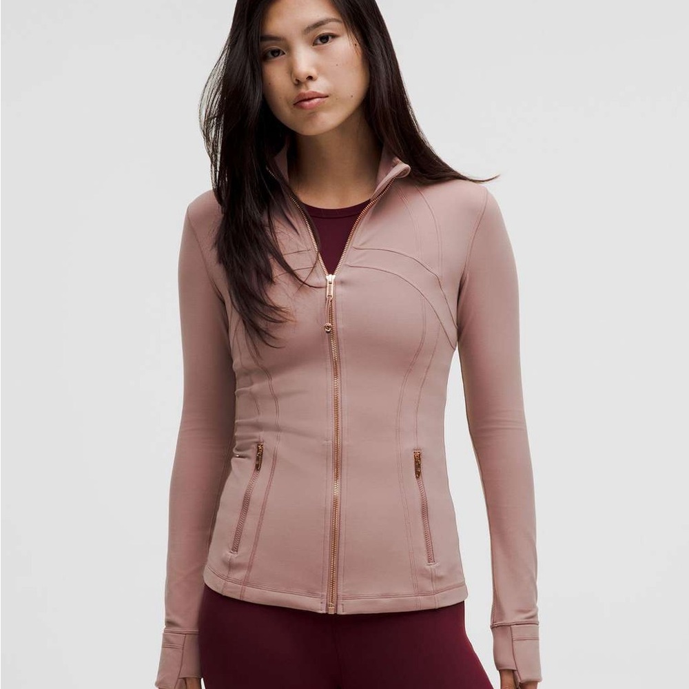 Lululemon Twilight rose/ rose gold zipper